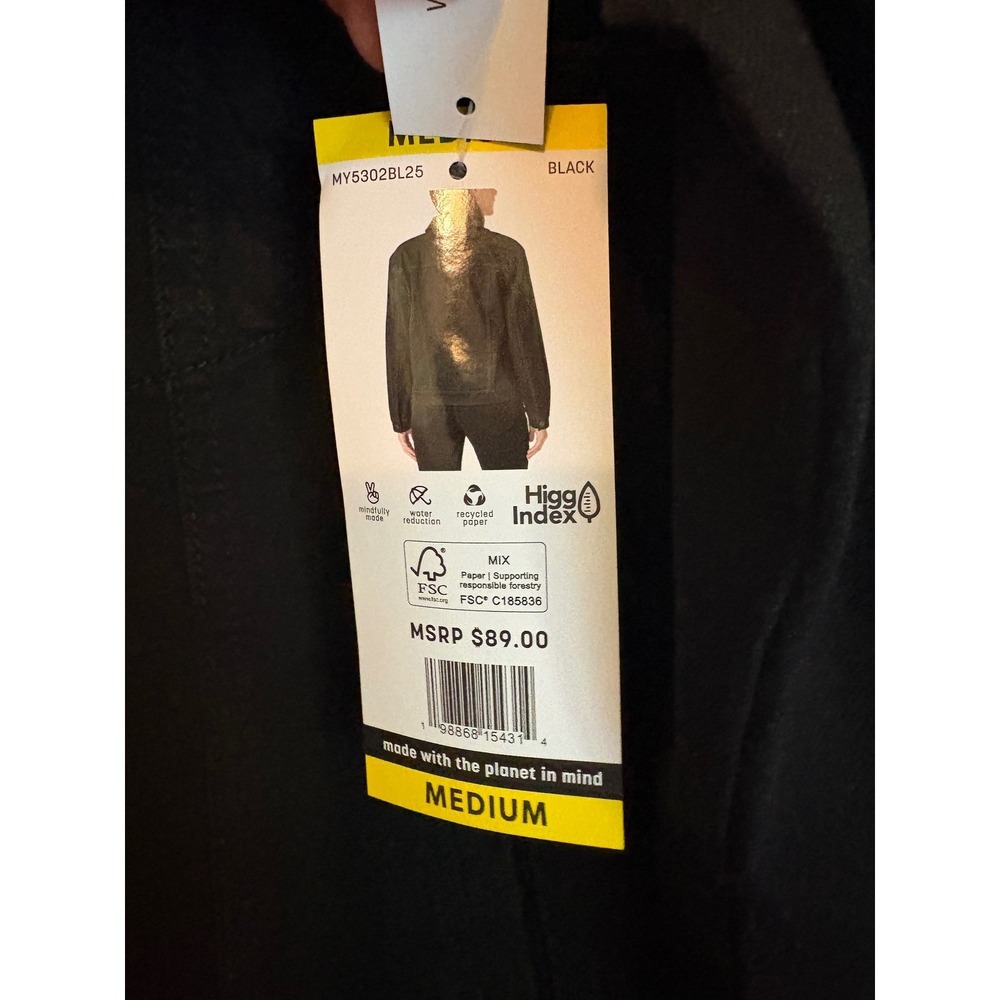 Seven7 Womens Denim Jacket Black Stretch Trucker Coat MY5302BL25 NWT Medium - Picture 5 of 10